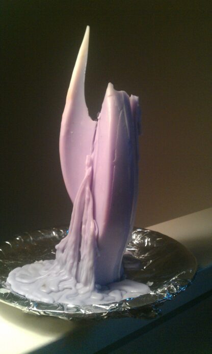 Custom Flaming Waterfall Candle - Image 2